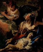 Giovanni Battista Tiepolo Hagar und Ismael, Pendant zu oil painting artist